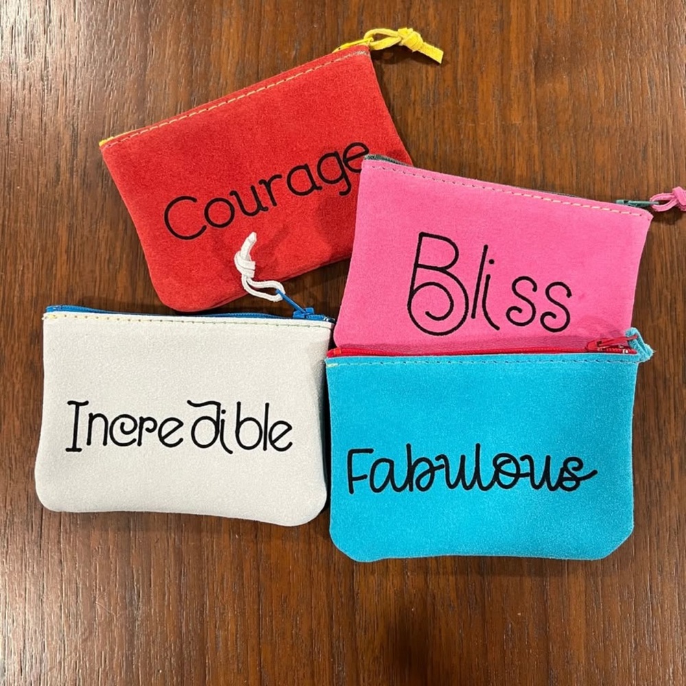Suede Pouches (4) | NWT
